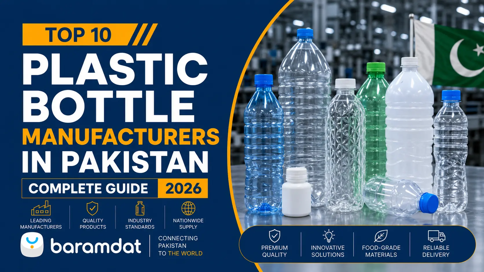 Top 10 Plastic Bottle Manufacturers in Pakistan (2026 Buyer's Guide)