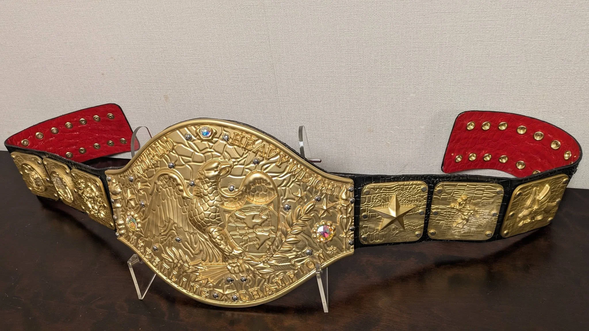 NWF Antonio Inoki Heavyweight Wrestling Champion Belt