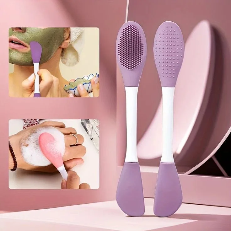 Silicone Facial Cleanser Brush – Soft Exfoliating & Deep Pore Cleansing Tool